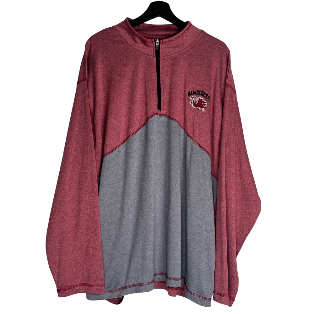 Knights Apparel South Carolina Gamecocks Quarter Zip Pullover Mens 2XL Garnet